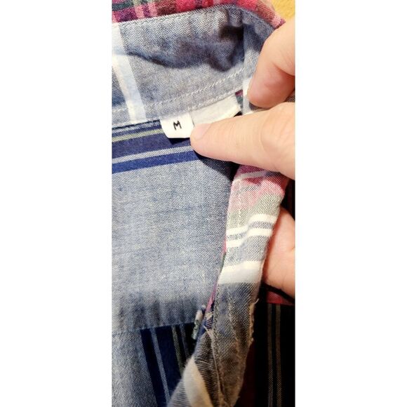 GANT Rugger Indigo Madras Men's Button Down Shirt - Picture 5 of 8